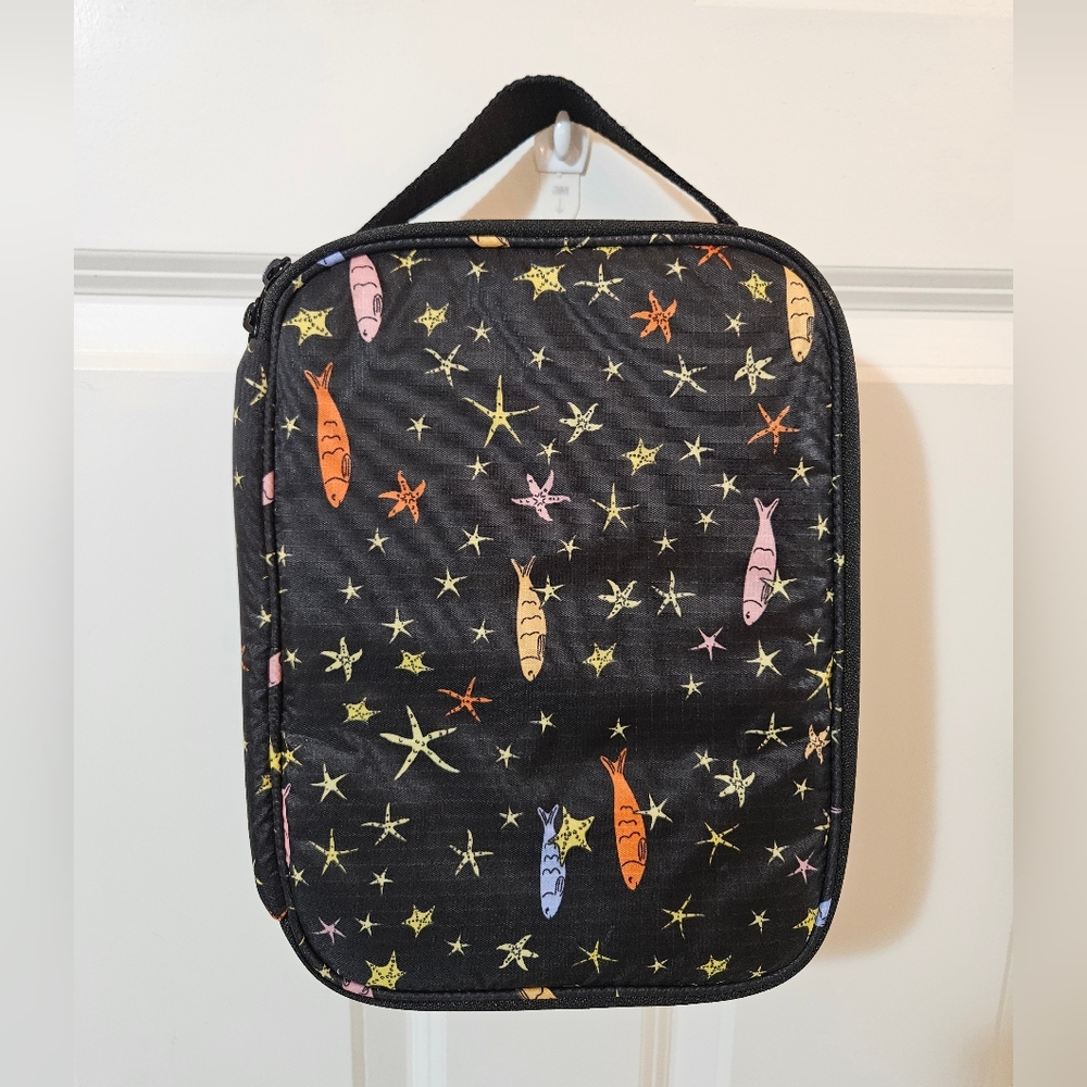 BAGGU Black Star and Fish Print Lunch Bag